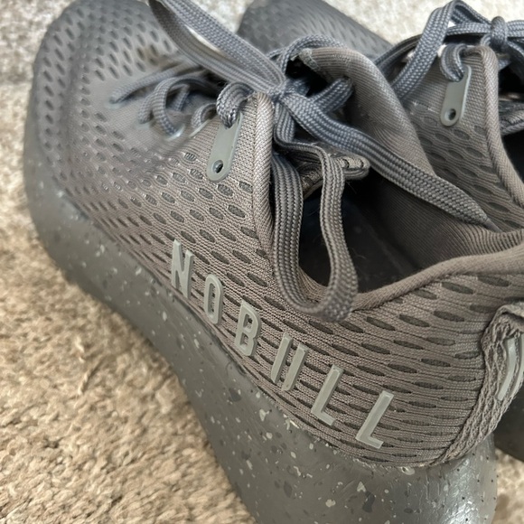 NOBULL Grey Surface Runner Rip Stop Sneakers. Men’s 8/womens 9.5. EUC. Running - Picture 5 of 16